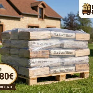 Palette bûches Ma Buch’Hêtre